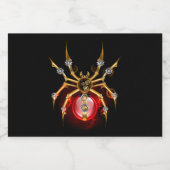 ブラックスティームパンクスパイダー フードラベル (シングルラベル)