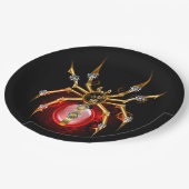 ブラックスティームパンクスパイダー ペーパープレート (アングル)