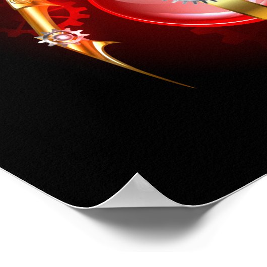 ブラックスティームパンクスパイダー ポスター (角)