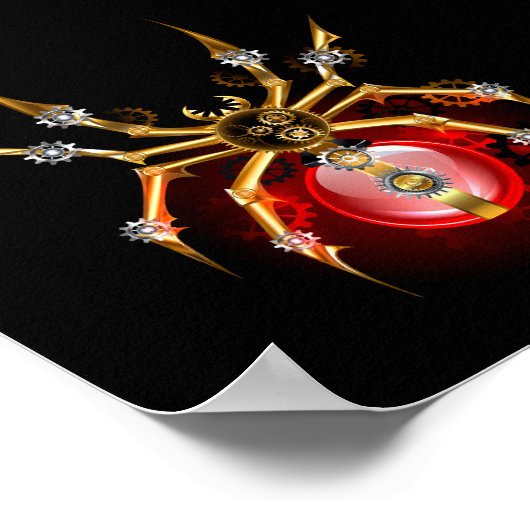 ブラックスティームパンクスパイダー ポスター (角)