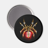 ブラックスティームパンクスパイダー マグネット (正面/裏面)