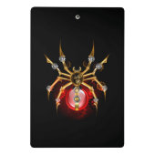 ブラックスティームパンクスパイダー ミニクリップボード (裏面)