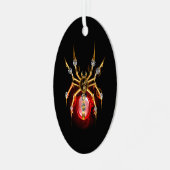 ブラックスティームパンクスパイダー メタルオーナメント (正面左)