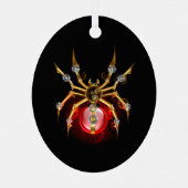 ブラックスティームパンクスパイダー メタルオーナメント (裏面)