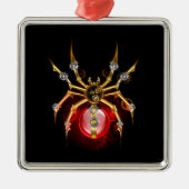 ブラックスティームパンクスパイダー メタルオーナメント (正面)