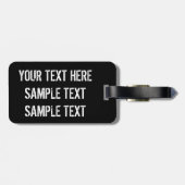 ブラックスティームパンクスパイダー ラゲッジタグ (裏面横)