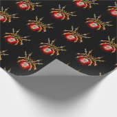 ブラックスティームパンクスパイダー ラッピングペーパー (角)