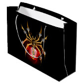 ブラックスティームパンクスパイダー ラージペーパーバッグ (裏面アングル)