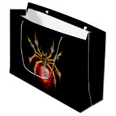 ブラックスティームパンクスパイダー ラージペーパーバッグ (正面アングル)