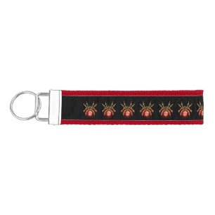 ブラックスティームパンクスパイダー リストバンドキーホルダー