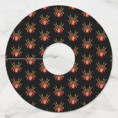 ブラックスティームパンクスパイダー ワイングラスタグ (裏面)