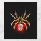 ブラックスティームパンクスパイダー ワインラベル (シングルラベル)