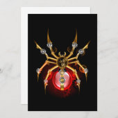 ブラックスティームパンクスパイダー 招待状 (正面/裏面)