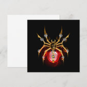 ブラックスティームパンクスパイダー 招待状 (正面/裏面)