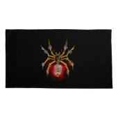 ブラックスティームパンクスパイダー 枕カバー (裏面-左)