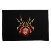 ブラックスティームパンクスパイダー 枕カバー (正面右)