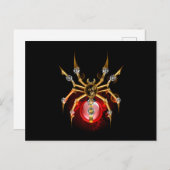 ブラックスティームパンクスパイダー 案内ポストカード (正面/裏面)