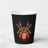 ブラックスティームパンクスパイダー 紙コップ (裏面)