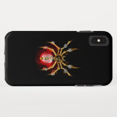ブラックスティームパンクスパイダー Case-Mate iPhoneケース (裏面(横))
