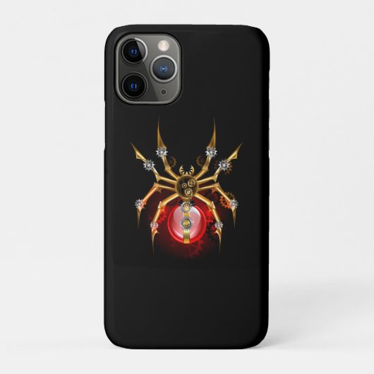 ブラックスティームパンクスパイダー Case-Mate iPhoneケース (裏)