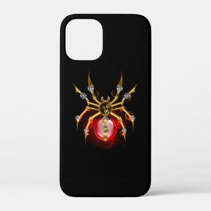 ブラックスティームパンクスパイダー iPhone 12 MINI ケース