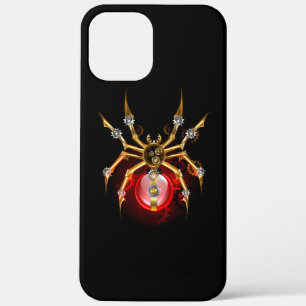 ブラックスティームパンクスパイダー iPhone 12 PRO MAX ケース