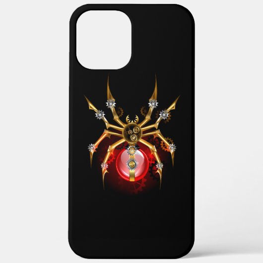ブラックスティームパンクスパイダー Case-Mate iPhoneケース (裏面)