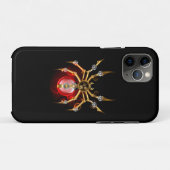 ブラックスティームパンクスパイダー Case-Mate iPhoneケース (裏面(横))