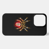 ブラックスティームパンクスパイダー iPhoneケース (裏面横)