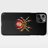 ブラックスティームパンクスパイダー iPhoneケース (裏面横)