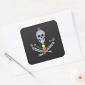 ブラックステッチ – チャクラスクエア スクエアシール (封筒)