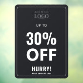 ブラックストアお洒落ッププロモクリアランス販売割引 ウィンドウサイン (シート3)