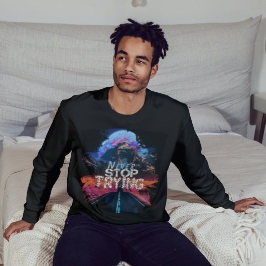 ブラックストップTシモダンャツは絶対に試さない Tシャツ