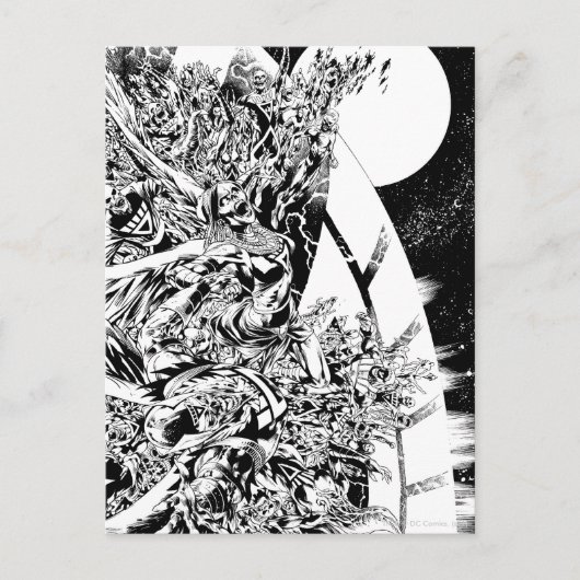 ブラックストナイトグループと月2 ポストカード (正面)