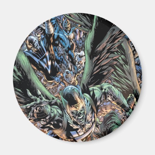 ブラックストナイトグ絵画ループの色 マグネット (正面)