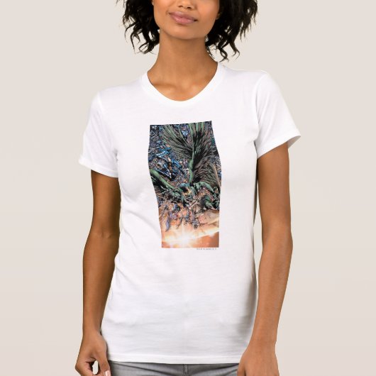 ブラックストナイトグ絵画ループの色 Tシャツ (正面)