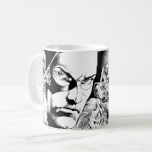 ブラックストナイト漫画パネル2 コーヒーマグカップ (正面左)