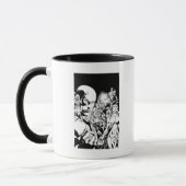 ブラックストナイト漫画パネル2 マグカップ (左)