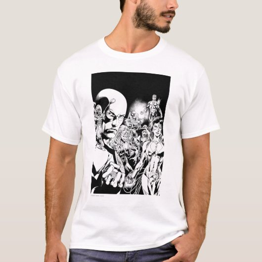 ブラックストナイト漫画パネル2 Tシャツ (正面)