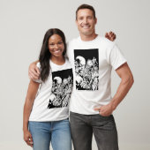 ブラックストナイト漫画パネル2 Tシャツ (ユニセックス)