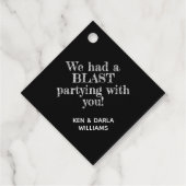 ブラックストライプの金色の競走馬 フェイバータグ (裏面)