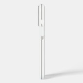 ブラックストライプベースボールジャージー名番号 Case-Mate iPhoneケース (裏面 / 左)