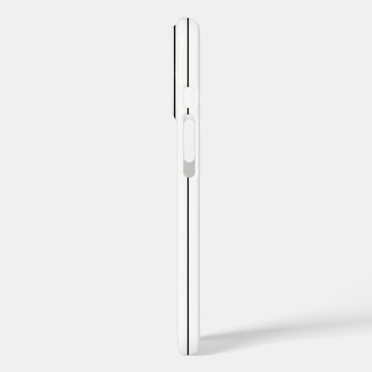 ブラックストライプベースボールジャージー名番号 Case-Mate iPhoneケース (裏面 / 左)