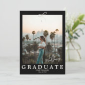 ブラックストライプ コケッティ 卒業発表 招待状 (スタンド正面)