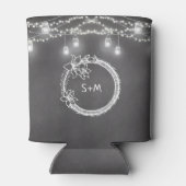 ブラックストリングライト結婚ズのメイソンジャークーラーボックス 缶クーラー (裏面)