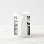 ブラックストロベリーボーン中国磁器マグカップ ボーンチャイナマグカップ (裏面)