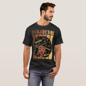 ブラックストロングナースアフロラブメラニンアフリカンアメリ Tシャツ (正面フル)