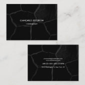 ブラックストーンミニマエレガントリストプロフェッショナルチュビー 名刺 (正面/裏面)