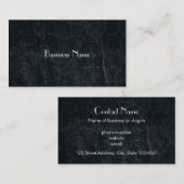 ブラックストーン抽象芸術グランジテクスチエレガントャ 名刺 (正面/裏面)