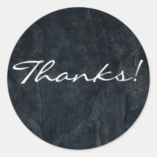 ブラックストーン抽象芸術グランジテクスチ感謝していャ ラウンドシール